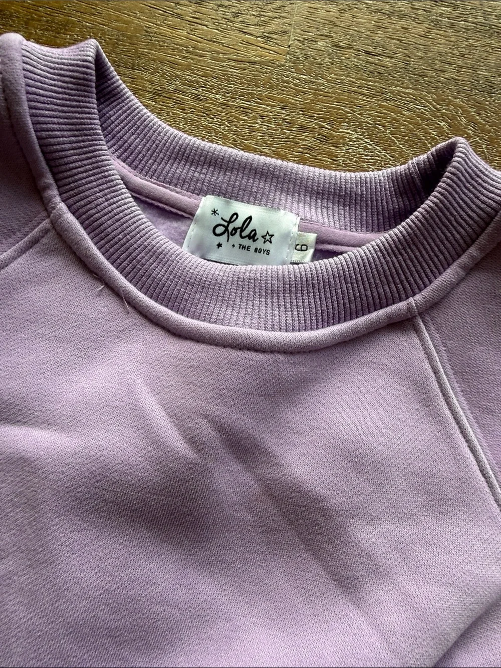 lola Lilac Crewneck Sweatshirt